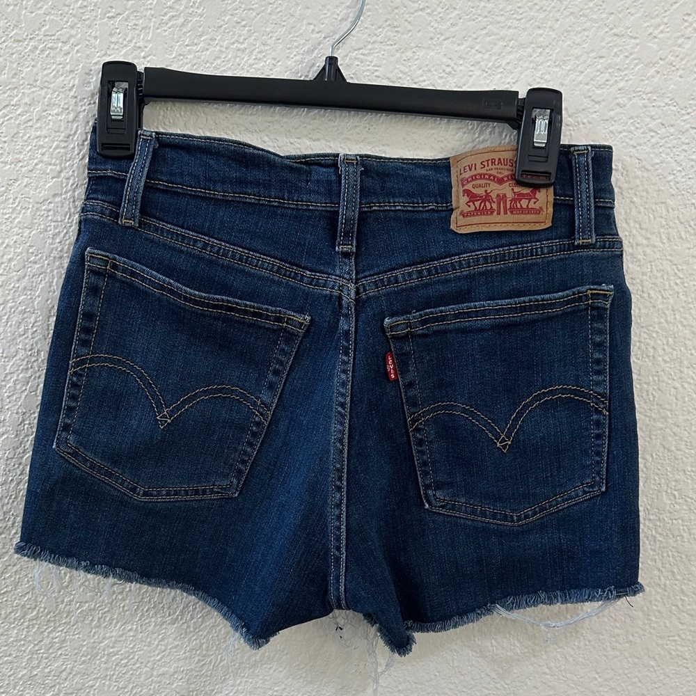 Levi's Dark Blue Jean Shorts